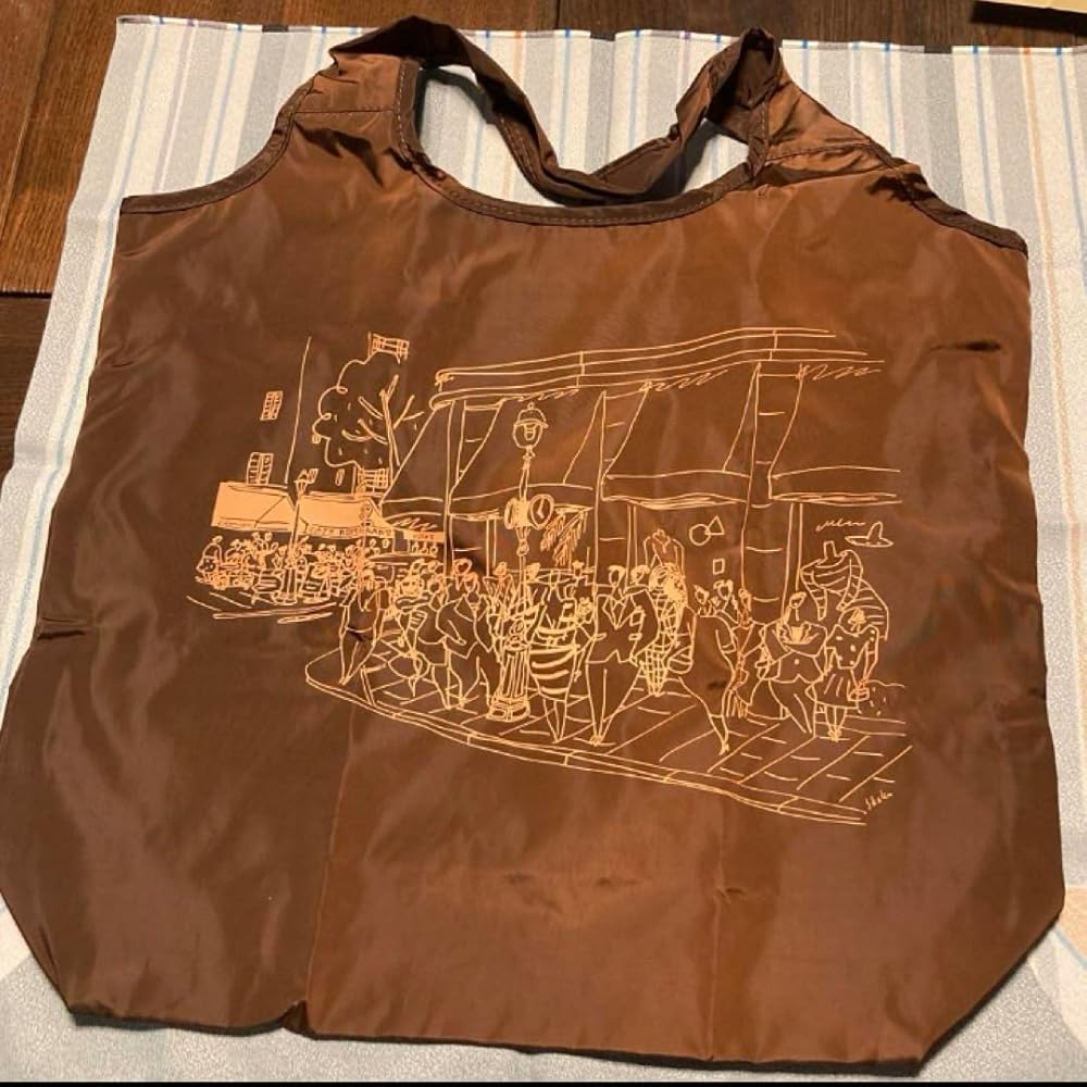 Amazon.co.jp: 高島屋 エコバッグ ノベルティ ブラウン 大きめ